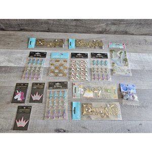 Sticker Lot - Fantasy Fairy Tale Mermaid + Scrapbooking 3D Stickers Jolee's #14